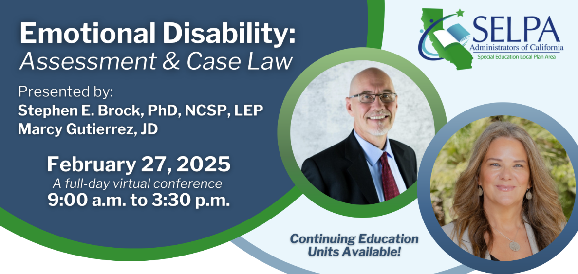 Emotional Disability: Assessment and Case Law Flyer